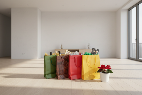 Lot de 20 Sacs-Cadeaux Premium – Couleurs Festives & Lumineuses (200 GSM) 19,5 cm (H) x 15 cm (L) x 6,5 cm (P)