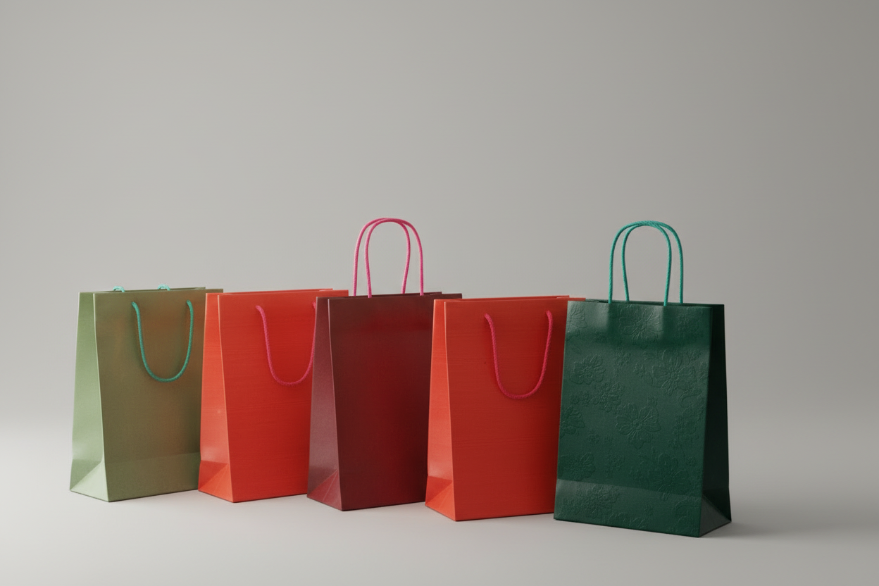 20 Sacs-Cadeaux Coton 26x19cm – Collection Tradition | Joshy Craft