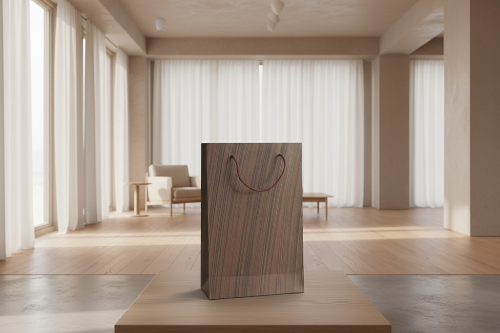 Handmade Cotton Paper Gift Bags – Pack of 20 – Earth &amp; Sun Collection. H28-W19-L7.5