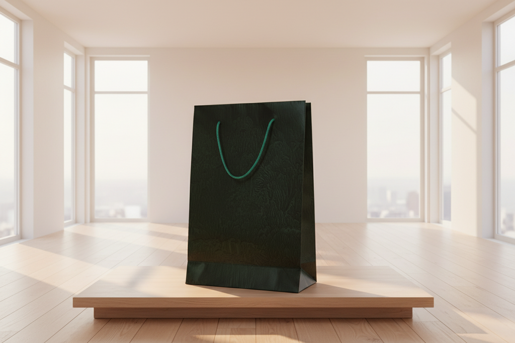 Handmade Cotton Paper Gift Bags – Pack of 20 – Earth &amp; Sun Collection. H28-W19-L7.5
