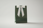 Premium Cotton Paper Gift Bags – Pack of 20 – Shades of Blue &amp; Nature. H28-W-19-L7.5.
