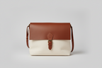 Sac Bandoulière Cuir de Buffle & Toile – Style Vintage Aventurier