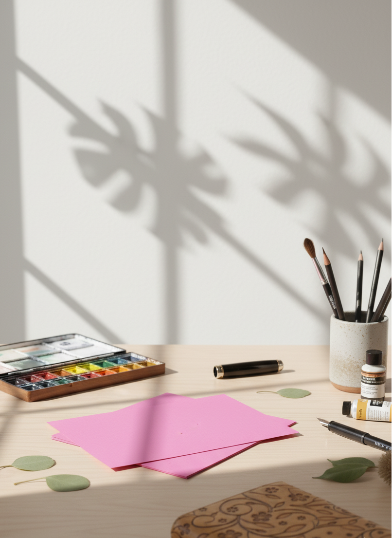 Papier Coton Artisanal A5 (15x21 cm) – Bords Droits | Joshy Craft