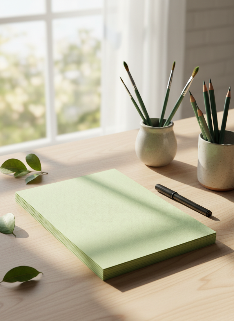 Papier Coton Artisanal A5 (15x21 cm) – Bords Droits | Joshy Craft