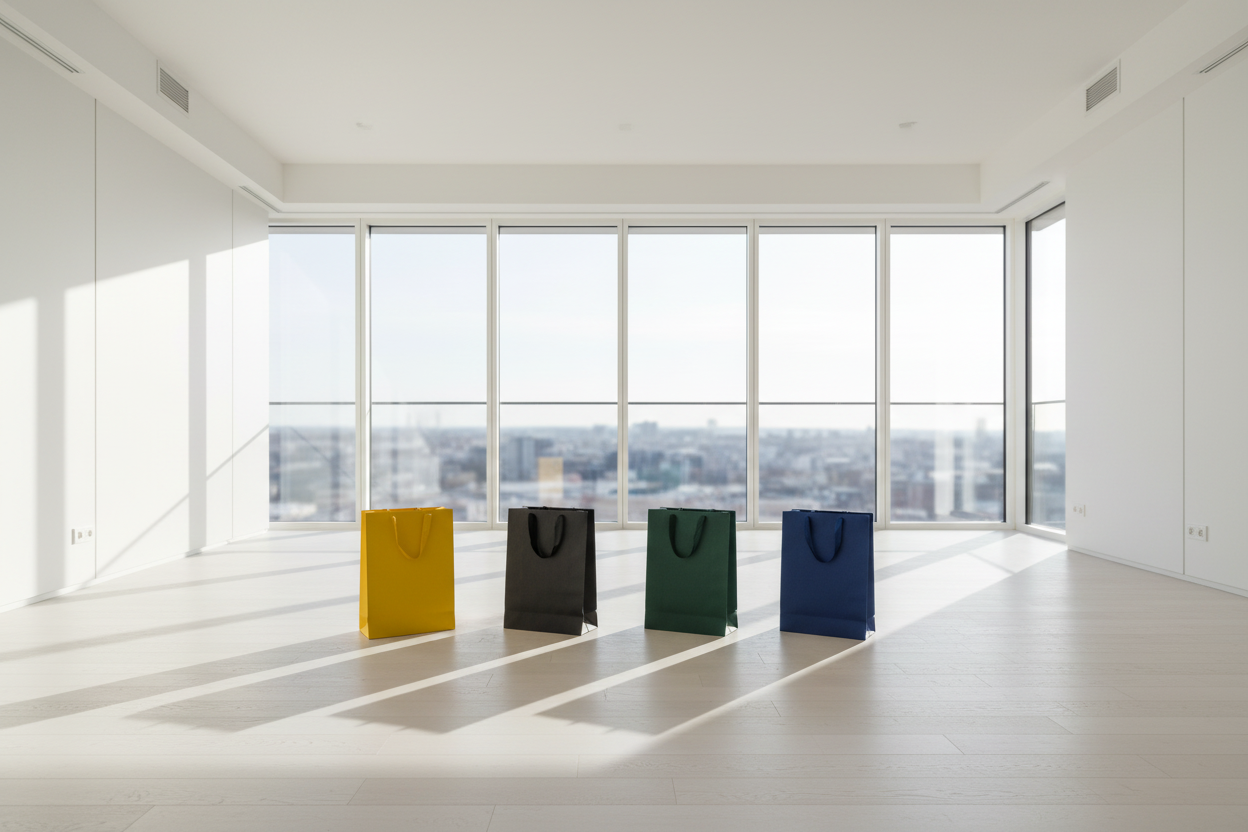 20 Sacs-Cadeaux Coton 28x19cm – Couleurs Contrastées | Joshy