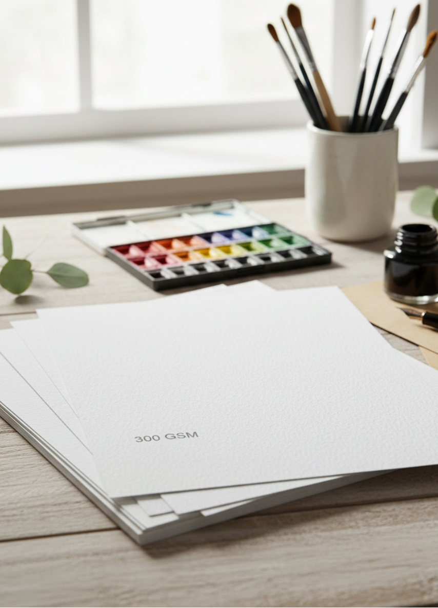 Papier Coton 300 GSM 56x76 cm – Excellence Suprême | Joshy Craft