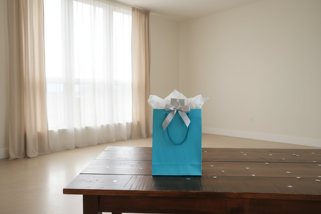 Lot de 20 Sacs-Cadeaux Premium – Nuances Océan & Marbré (200 GSM)