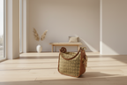 Hobo Bag in Leather &amp; Printed Canvas – Bohemian Chic Style