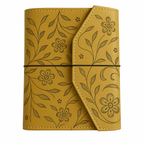 L'Authenticité au Bout de la Plume : Carnet en Cuir & Papier Coton - Format 19x12 cm