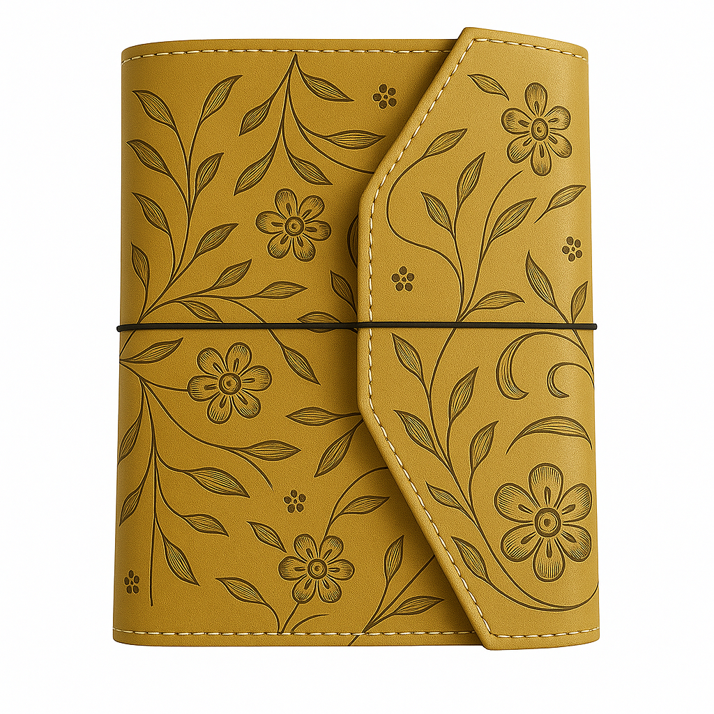 L'Authenticité au Bout de la Plume : Carnet en Cuir & Papier Coton - Format 19x12 cm