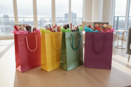 Lot de 20 Sacs-Cadeaux Premium – Couleurs Royales & Festives (200 GSM) 19,5 × 15 × 6,5 cm