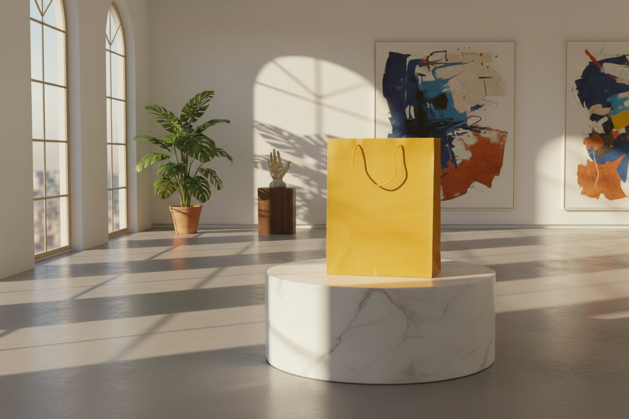 Lot de 20 Sacs-Cadeaux Premium – Couleurs Contrastées H-28 L19 L7.5